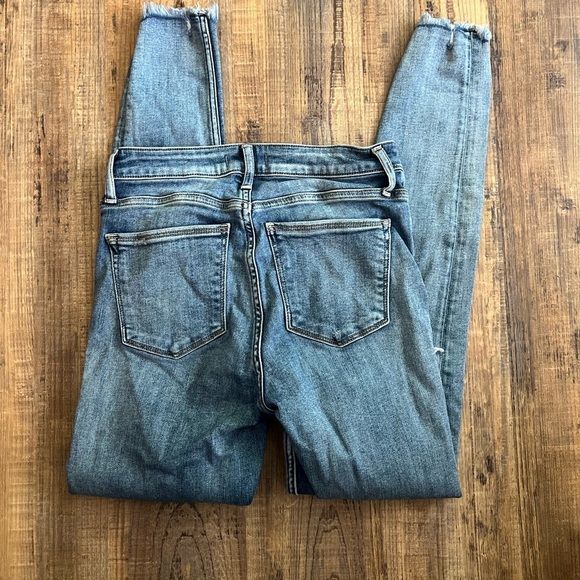 Silver Jeans Blue Skinny Distressed Denim - Picture 3 of 3